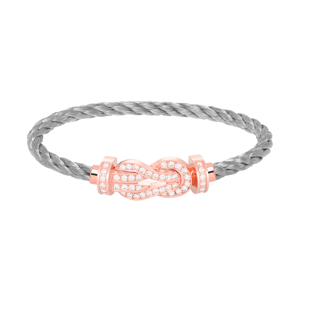 [Lucky Star]Chance großes Armband mit 8-stelliger Schnalle und Diamanten in Roségold