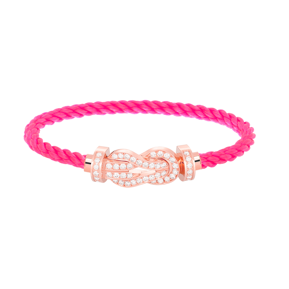 [Lucky Star]Chance großes Armband mit 8-stelliger Schnalle und Diamanten in Roségold