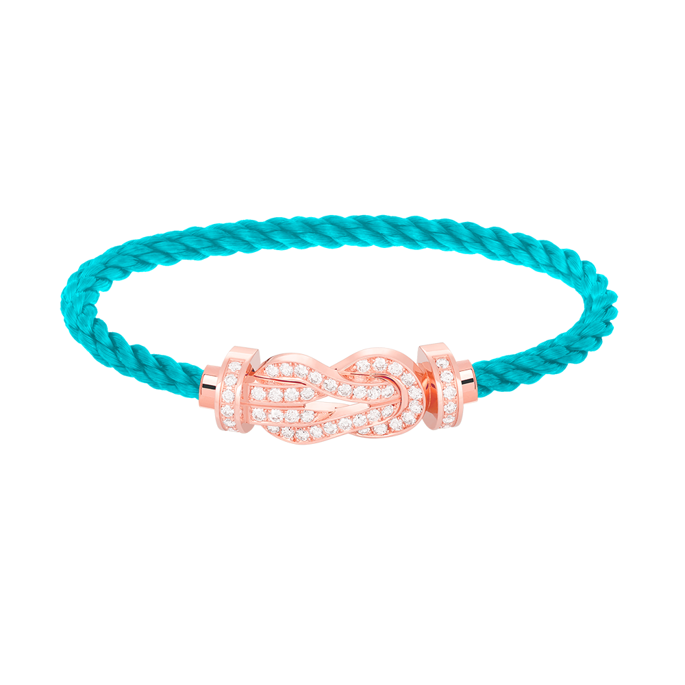 [Lucky Star]Chance großes Armband mit 8-stelliger Schnalle und Diamanten in Roségold