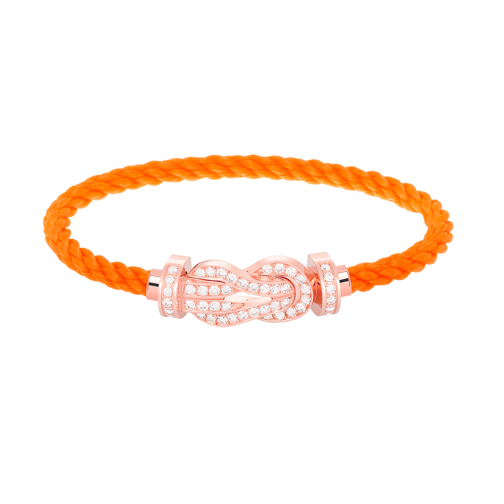 [Lucky Star]Chance großes Armband mit 8-stelliger Schnalle und Diamanten in Roségold
