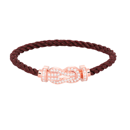 [Lucky Star]Chance großes Armband mit 8-stelliger Schnalle und Diamanten in Roségold