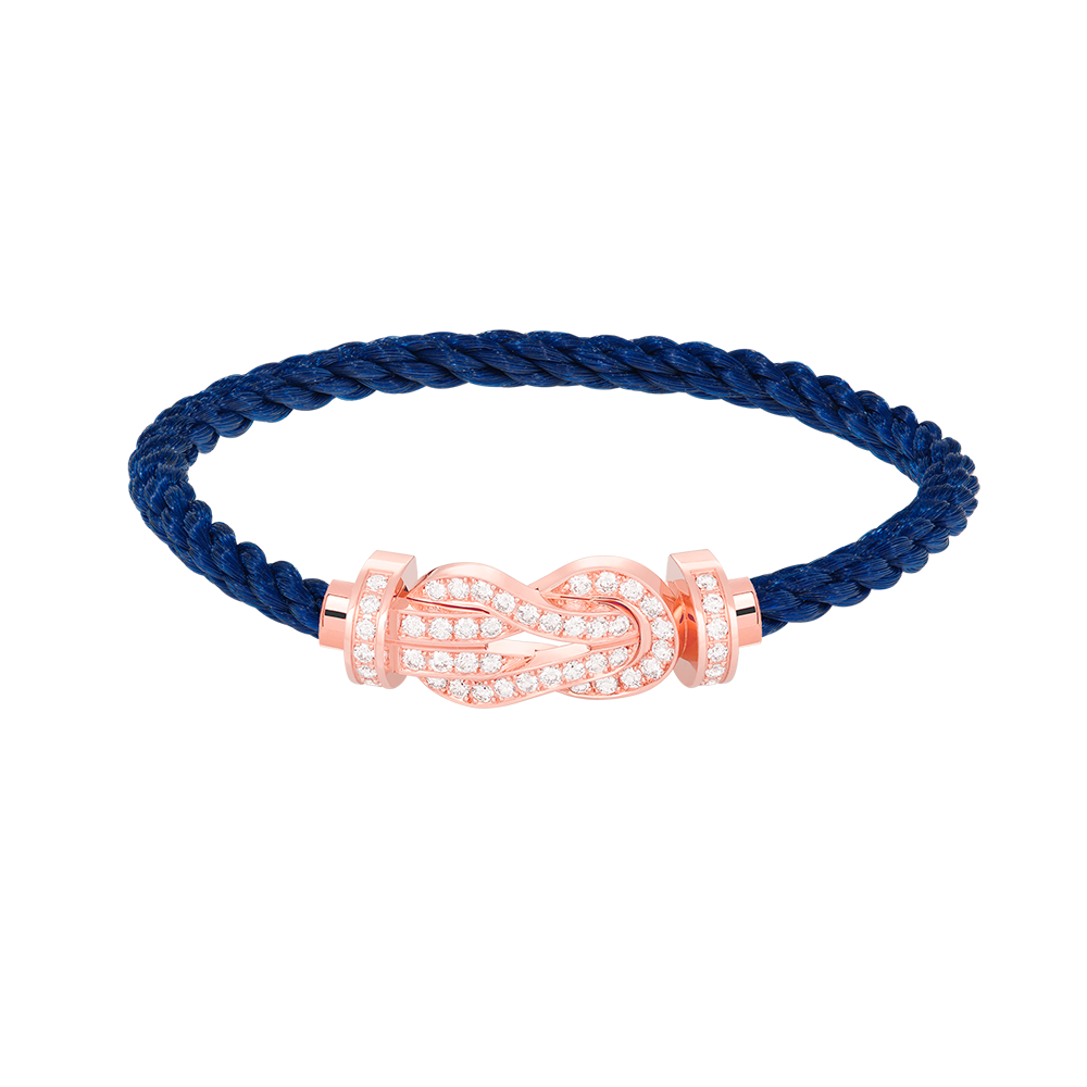 [Lucky Star]Chance großes Armband mit 8-stelliger Schnalle und Diamanten in Roségold