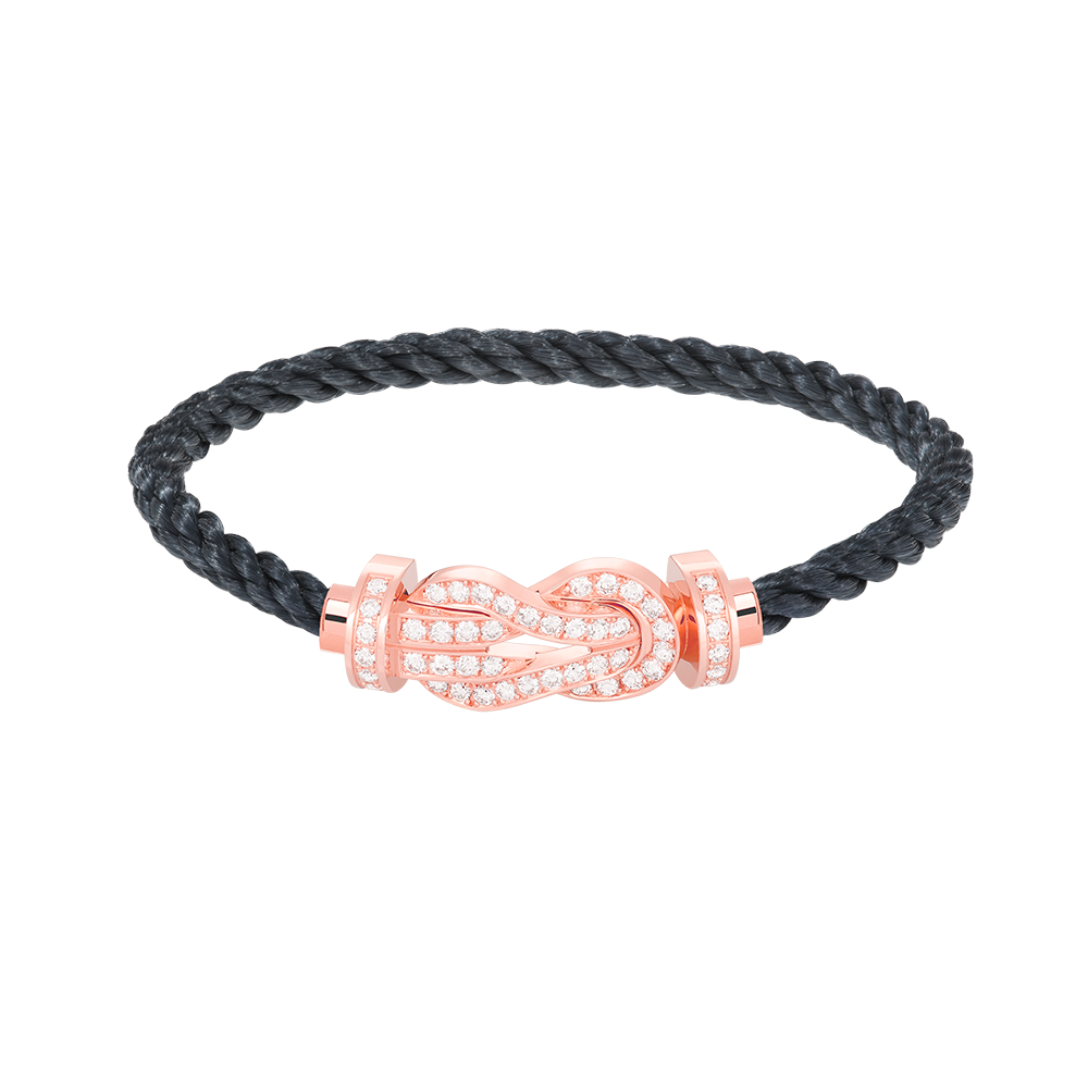 [Lucky Star]Chance großes Armband mit 8-stelliger Schnalle und Diamanten in Roségold