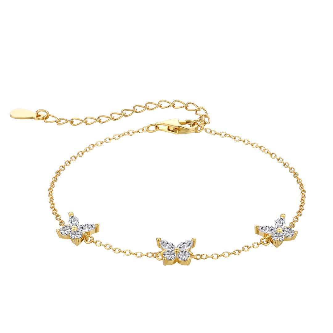 [Lucky Star]Radiant Butterfly Shape Necklace