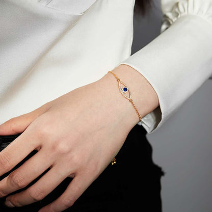 [Lucky Star]Devil's Eye Hollow Design Bracelet