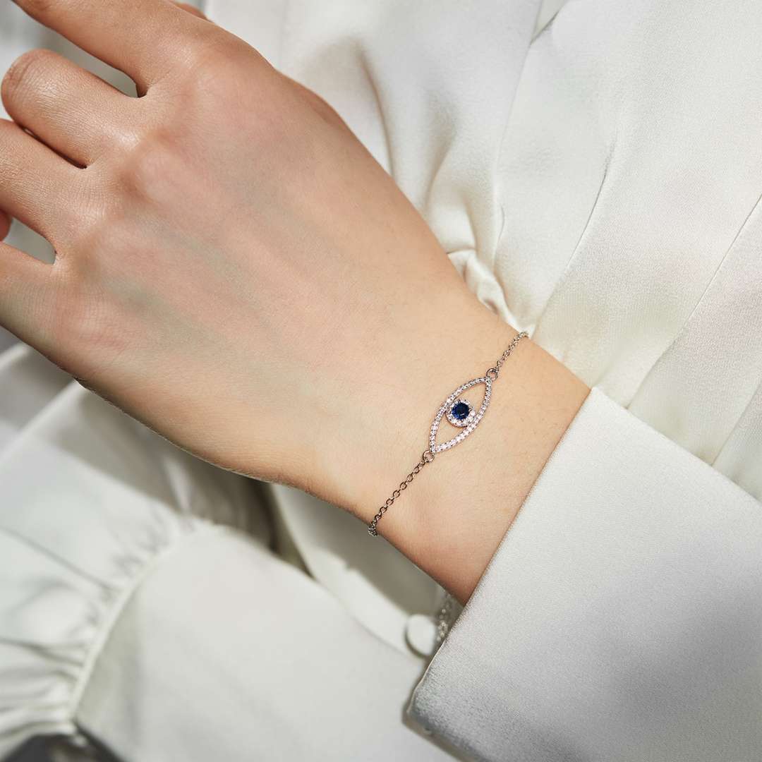 [Lucky Star]Devil's Eye Hollow Design Bracelet