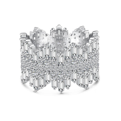 [Lucky Star]Luxurious Colorful Radiant Cut Daily Ring