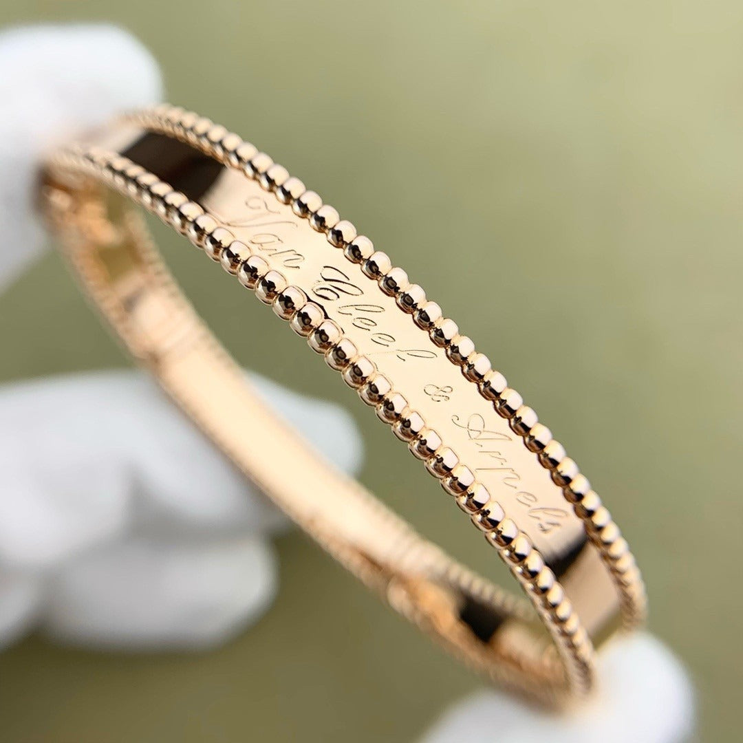 [Lucky Star]CLOVER BRACELET ENGRAVING SERIES
