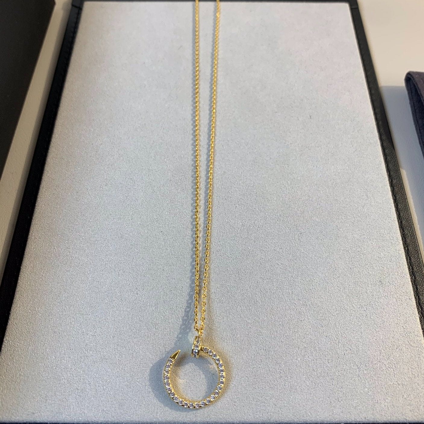 [Lucky Star]JUSTE HALSKETTE GOLD DIAMANTEN 