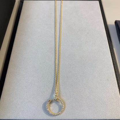 [Lucky Star]JUSTE HALSKETTE GOLD DIAMANTEN 