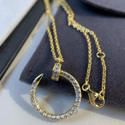 [Lucky Star]JUSTE HALSKETTE GOLD DIAMANTEN 
