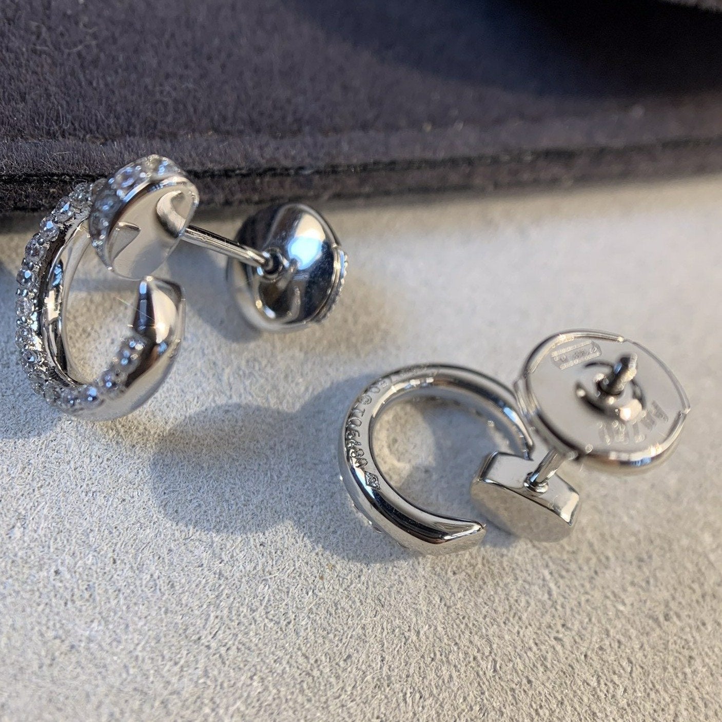 [Lucky Star]JUSTE OHRRINGE SILBER DIAMANTEN 