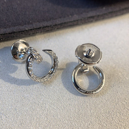 [Lucky Star]JUSTE OHRRINGE SILBER DIAMANTEN 