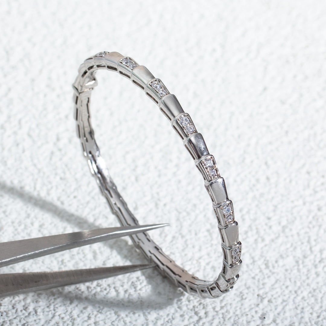 [Lucky Star]SERPENTI BRACELET SILVER DIAMOND