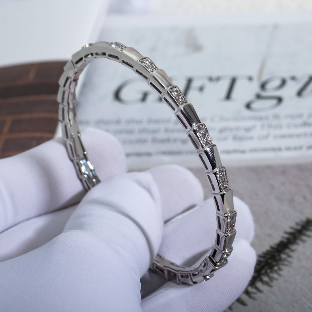 [Lucky Star]SERPENTI BRACELET SILVER DIAMOND
