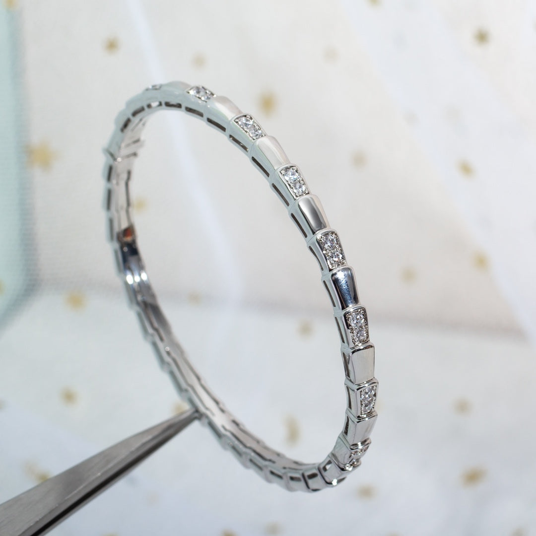 [Lucky Star]SERPENTI BRACELET SILVER DIAMOND