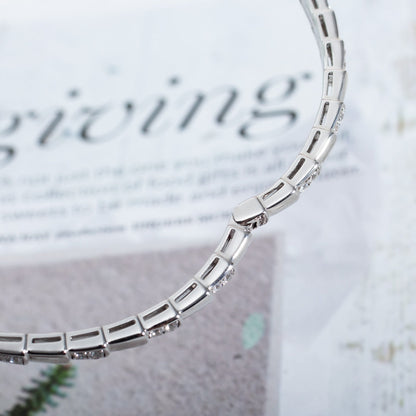 [Lucky Star]SERPENTI BRACELET SILVER DIAMOND
