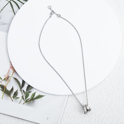 [Lucky Star]SERPENTI SILVER NECKLACE DIAMOND