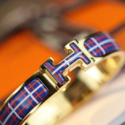 [ラッキースター]Hタータンブレスレット12MM
