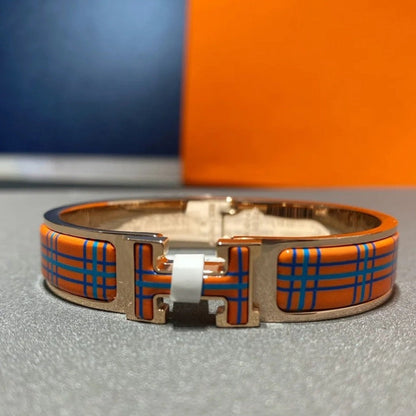 [ラッキースター]Hタータンブレスレット12MM