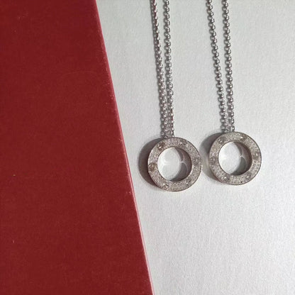 [Lucky Star]LOVE NECKLACE ADJUSTABLE SILVER