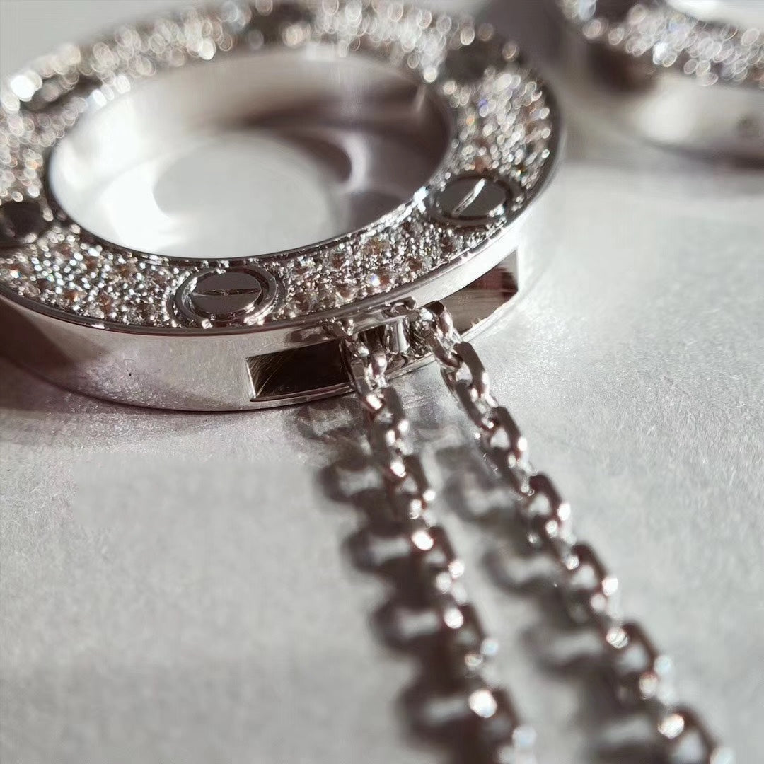[Lucky Star]LOVE NECKLACE ADJUSTABLE SILVER