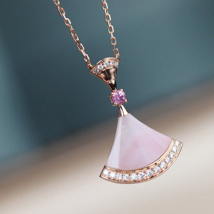 [Lucky Star] TRAUM HALSKETTE ROSA MOP DIAMANT