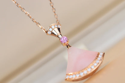 [Lucky Star] TRAUM HALSKETTE ROSA MOP DIAMANT