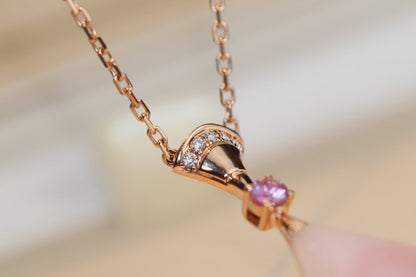 [Lucky Star] TRAUM HALSKETTE ROSA MOP DIAMANT