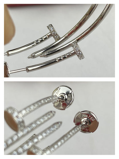 [ラッキースター]ジャステ イヤリング フルダイヤモンド 1.8MM