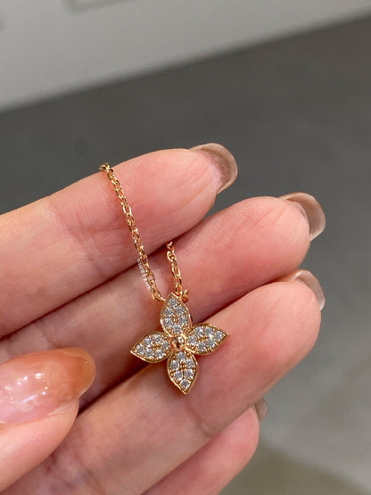 [Lucky Star]STAR DIAMOND NECKALCE