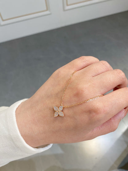 [Lucky Star]STAR DIAMOND NECKALCE