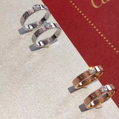 [ラッキースター]ラブリング 3.6MM 1ビッグダイヤモンド