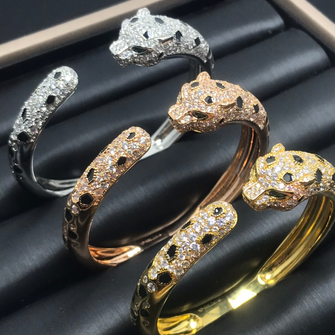 [ラッキースター]パンサービッグブレスレットダイヤモンド
