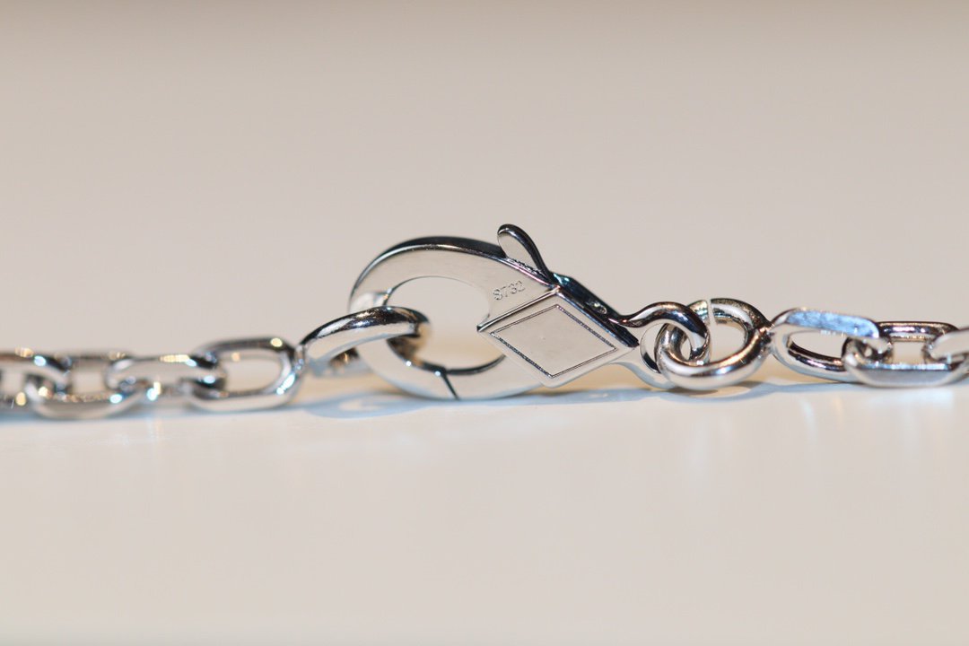 [Glücksstern]KLEEBLATT 20 MOTIVE ONYX DIAMANT SILBER