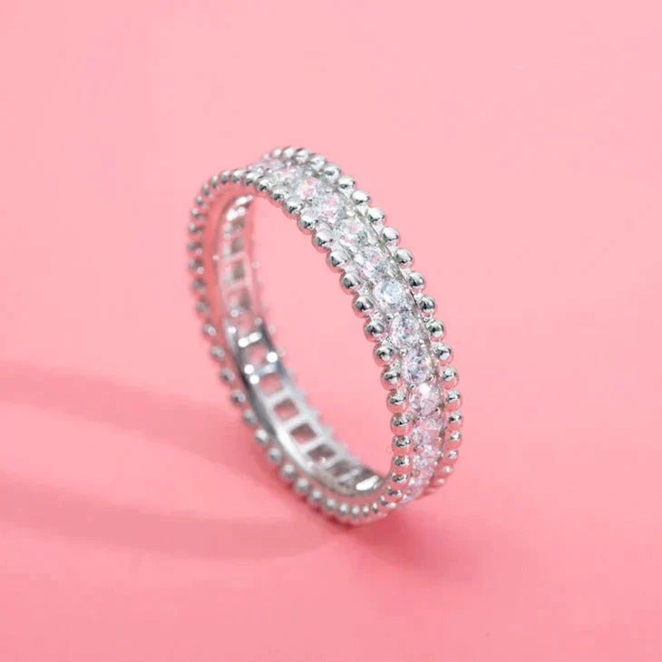 [Lucky Star]PERLEE DIAMOND SILVER RING