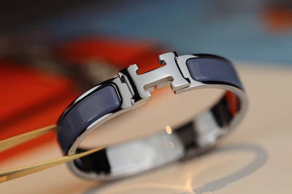[ラッキースター]Hブレスレット 12MM ブルーグレー