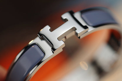 [ラッキースター]Hブレスレット 12MM ブルーグレー