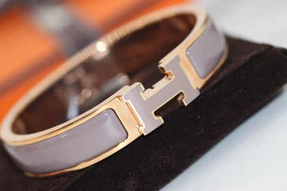 [Lucky Star]H BRACELET 12MM BROWN