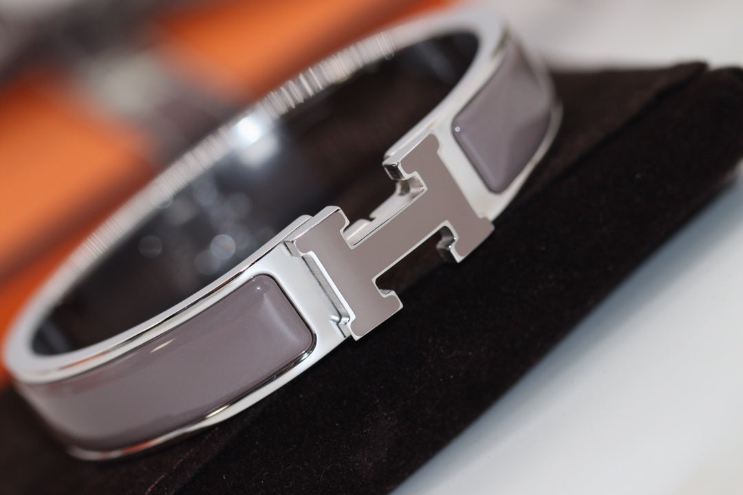 [Lucky Star]H BRACELET 12MM BROWN