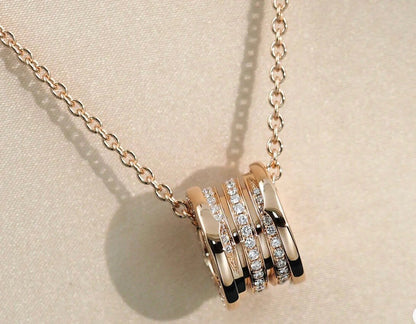 [Lucky Star]ZERO 1 PINK GOLD DIAMOND NECKLACE