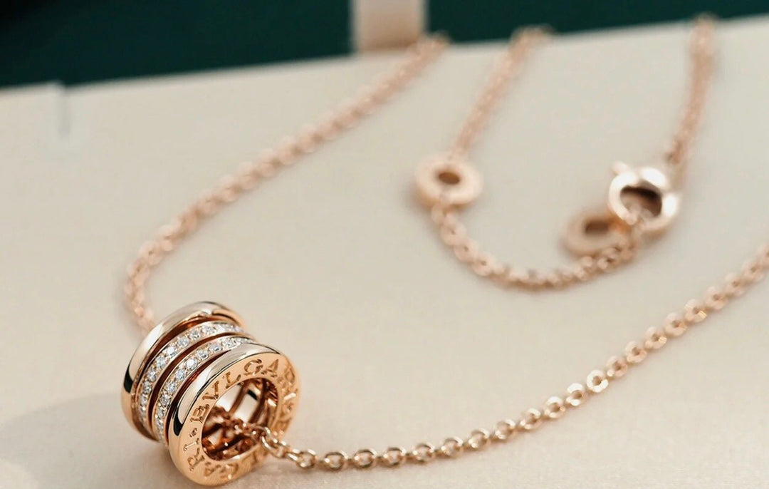 [Lucky Star]ZERO 1 PINK GOLD DIAMOND NECKLACE