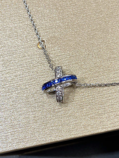 [Glücksstern] LIENS DIAMANT SILBER HALSKETTE
