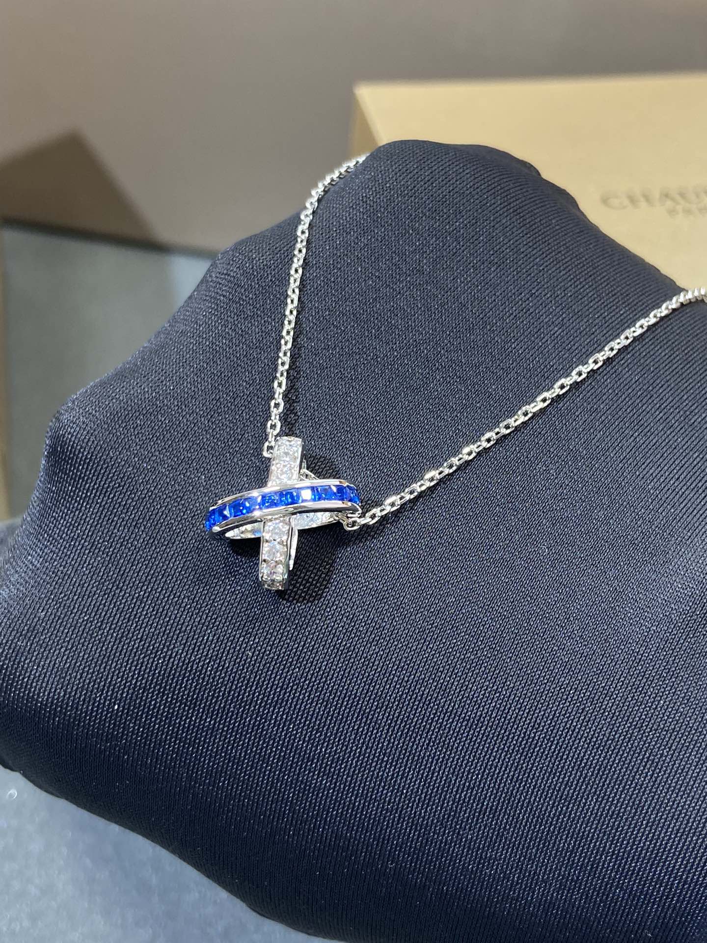 [Glücksstern] LIENS DIAMANT SILBER HALSKETTE