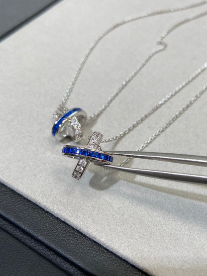 [Glücksstern] LIENS DIAMANT SILBER HALSKETTE