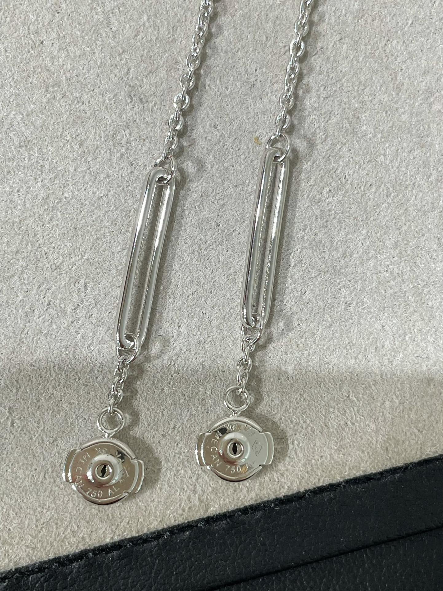 [Lucky Star]CHAINE CHAOS DIAMOND DROP EARRINGS