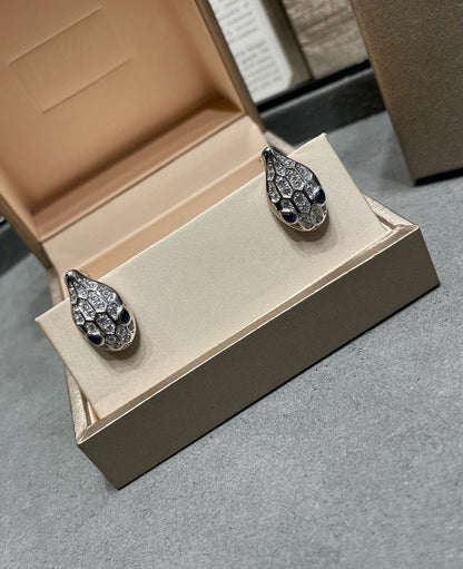 [Lucky Star]SERPENT DIAMOND STUD EARRINGS