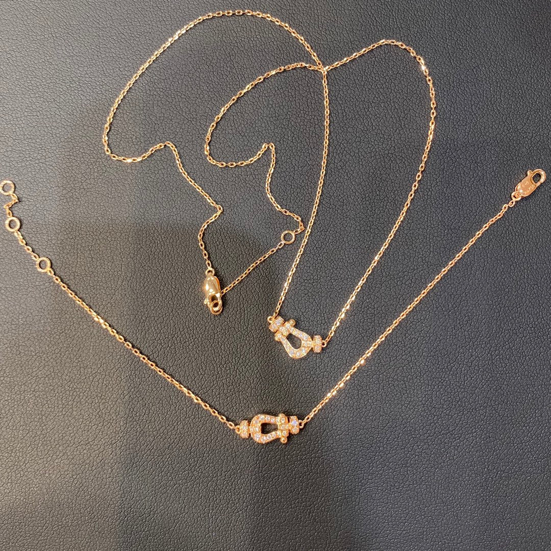 [Lucky Star]FORCE 10 DIAMOND PINK GOLD NECKLACE MINI MODEL
