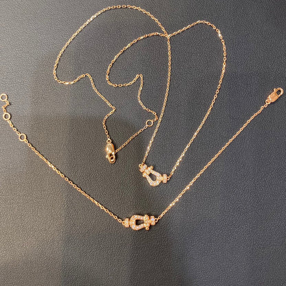 [Lucky Star]FORCE 10 DIAMOND PINK GOLD NECKLACE MINI MODEL