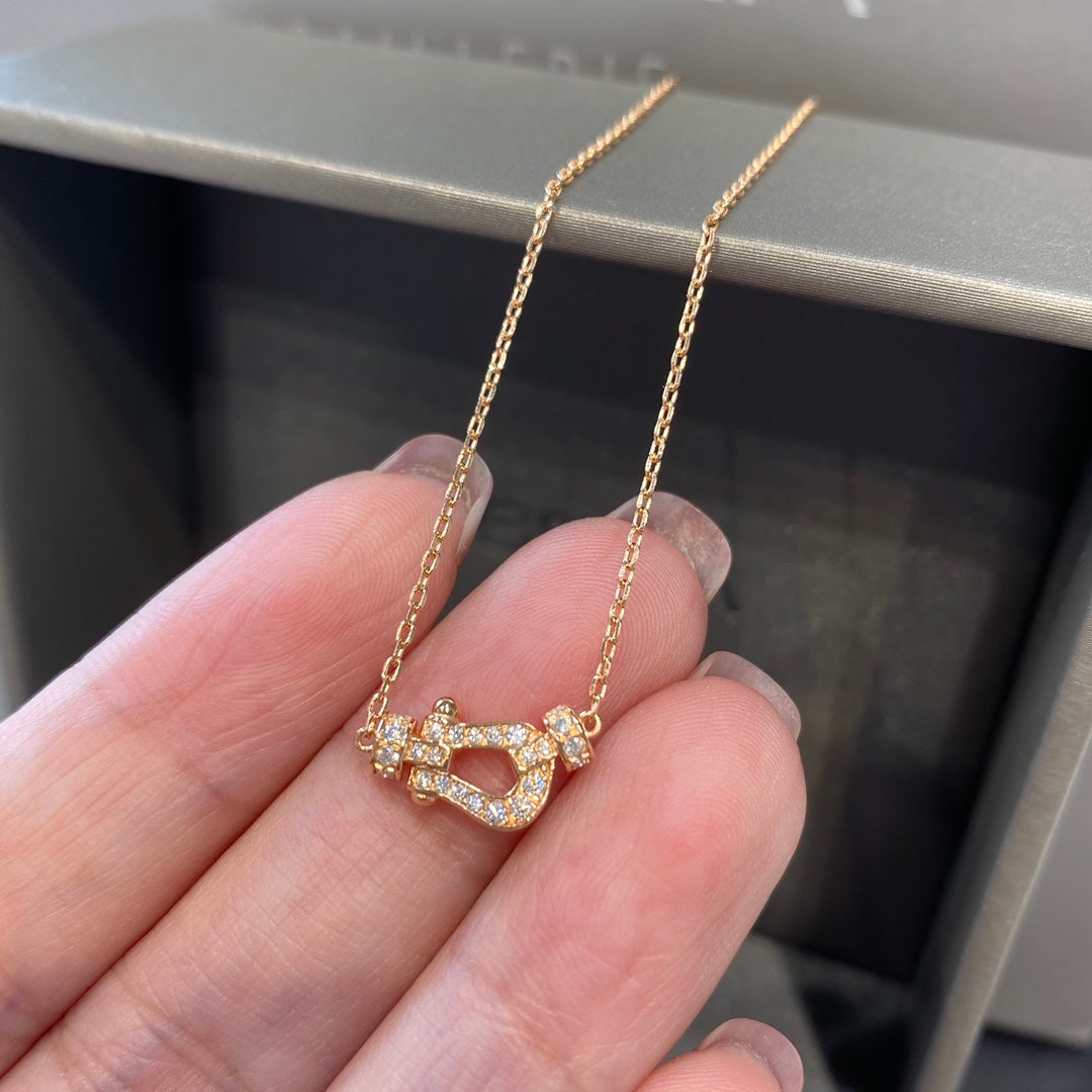 [Lucky Star]FORCE 10 DIAMOND PINK GOLD NECKLACE MINI MODEL